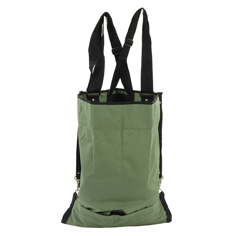 Fruit Picking Bag Green Double Buckle 600D Oxford Cloth Adjustable
