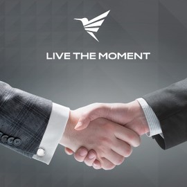 Colibri Equinox Cufflinks for Men - Two Tone Metal / Rose Gold / Gunmetal - Designer Cufflinks with Swivel Whale Tail Closure - Gift Box, Stainless Steel, Not applicable