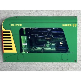 Wow!!  Oliver 88 Farm Equipment  Tractor Farm 3D Sign