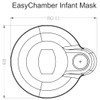 EasyChamber EasyChamber Anti-Static Spacer Device with Infant Mask, Inhaler Chamber,