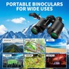 10x25 High Powered Binoculars for Adults, Waterproof Compact Binoculars with