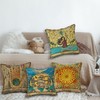 (RB) Tarot The Star Flannel Throw Pillow Case, 18 x