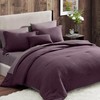 Geniospin Eggplant Queen Comforter Set - 7 Pieces Comforter Queen