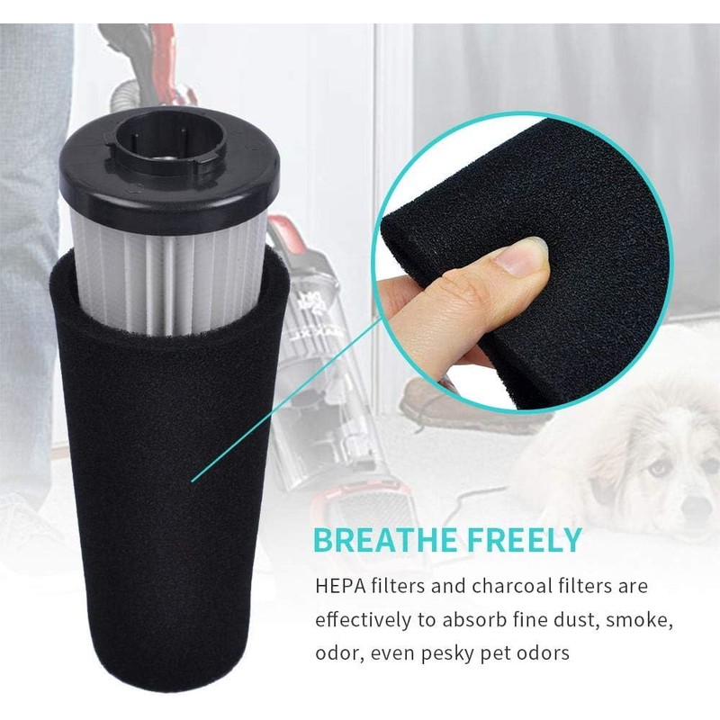 KEEPOW F112 Filter Replacement Odor Trapping Compatible with Dirt Devil