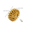 Operitacx 2 Sets 4 Inches Pneumatic Degumming Wheels Rubber Eraser