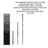 Surveying Prism Pole 1.8m Telescopic Thickened High Accuracy Aluminum Alloy