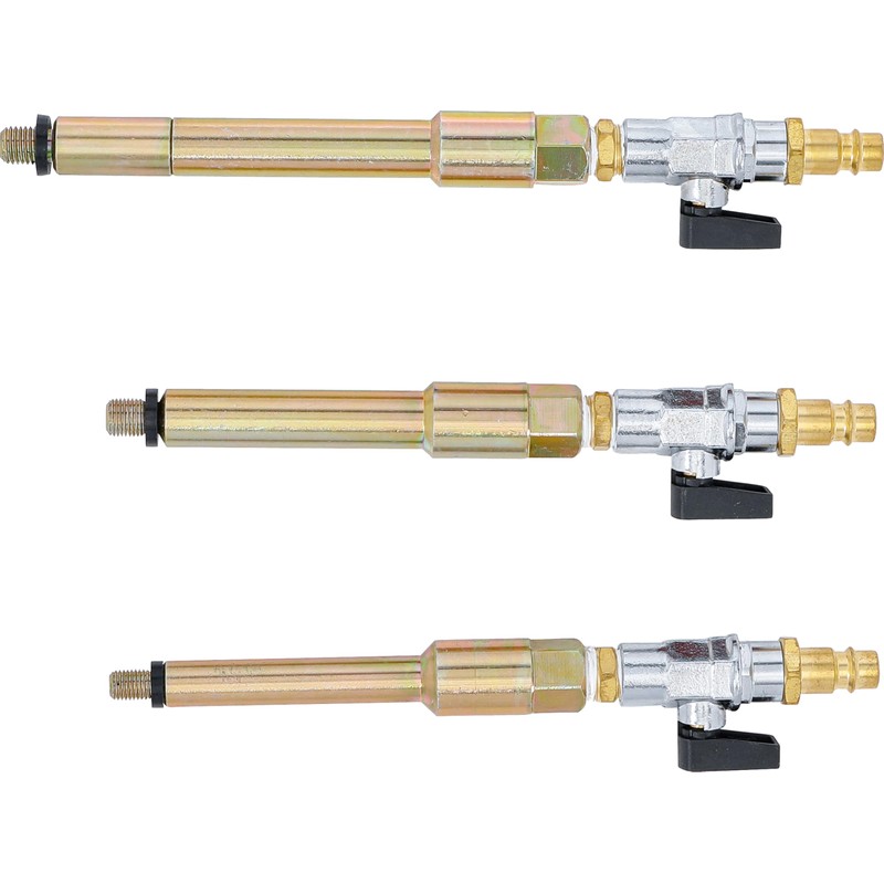 BGS 9519 Compressed Air Adaptor Set for Glow Plug Holes