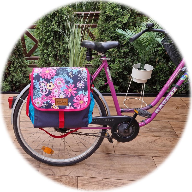 millybo Betsie Single Pannier Rack Bag Bicycle Bag Pannier Rack