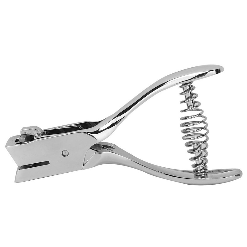 Handheld Hole Slot Puncher Card Oval Hole Puncher Tool Single