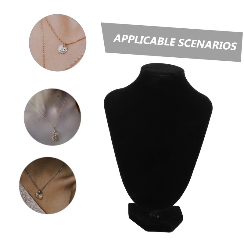 Operitacx Necklace Holder Stand Necklace Stand Adjustable Neck for Jewellery