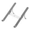 KingJim NPS30-SL Laptop Stand, Foldable, Silver, Portable, Anti-Slip, Lightweight