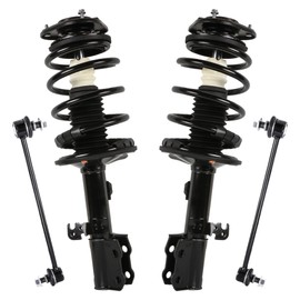 KUIPERAUTO 172115 172114 Front Struts Assembly Compatible for Toyota Corolla 2003 2004 2005 2006 2007 2008 Struts with Coil Spring 2 Sway Bar End Links 4PCS