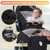 LAT Baby Warm Bunting Bag Universal,Stroller Sleeping Bag Cold Weather,Waterproof