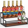 Happilif Coffee Syrup Rack Organizer, 2-Tier 10-Bottle Syrup holder Stand