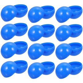 MAGICLULU 25Pcs Raffle Balls Hollow Balls Small Fillable Balls Ornament with No Number for Party Favors 4CM Blue