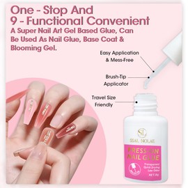 ssal nolae SolOn for Nail Press - Salon Quality of Acrylic Fake Nails. Dries quickly, lasts long and requires no UV dehydrator or primer - no brush on gel Nail Glue / 네일 프레스용 솔온 - 아크릴 가짜 네일의 살롱 품질. 빠르게 건조되고 오래 지속되며 UV 탈수기나 프라이머가 필요하지 않아 젤 에 브러시가 않습니다 Nai