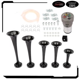 Ultra Dixie Musical Car Air Horn Kit Dukes of Hazzard General Lee Black Loud