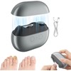 Fanyil Easy Clip Nail Clippers - 2026 Yosody Easyclip Smart Nail Clipper for Seniors, Electric Nails Care Tool with LED Light, Painless Toenail Trimmer for Thick Nails, Arthritis, Low Vision (Black*1)