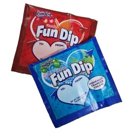Lik-m-aid 96 Bulk Fun Dip Candy, Party Pack, End of School Favors, Color Changing R6P6