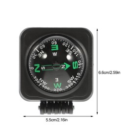 Car Compass Ball Adjustable Dashboard Navigation for Vehicles and Boats Design Easy Installation Essential Outdoor Guide Tool