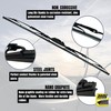 Heyner Exclusive Wiper Blades For Honda Civic 2014-onwards Spoiler Windscreen