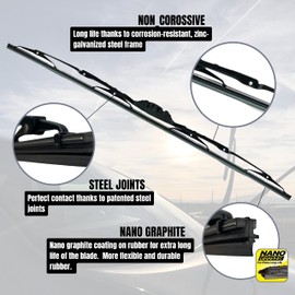 Heyner Exclusive Wiper Blades For Honda Civic 2014-onwards Spoiler Windscreen Wiper Replacement Front Set 26"18" HS242618H
