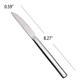 Begale Juego de 8 cuchillos para carne/cuchillo para cena de acero inoxidable