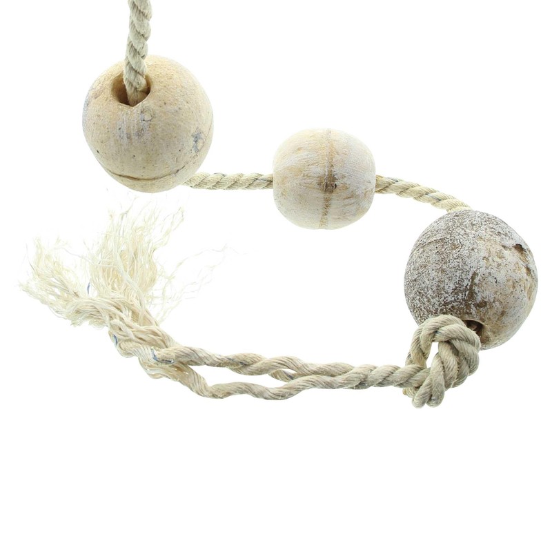 Garland Buoys, MDF, Jute Cord, Dimensions: Length 150 cm