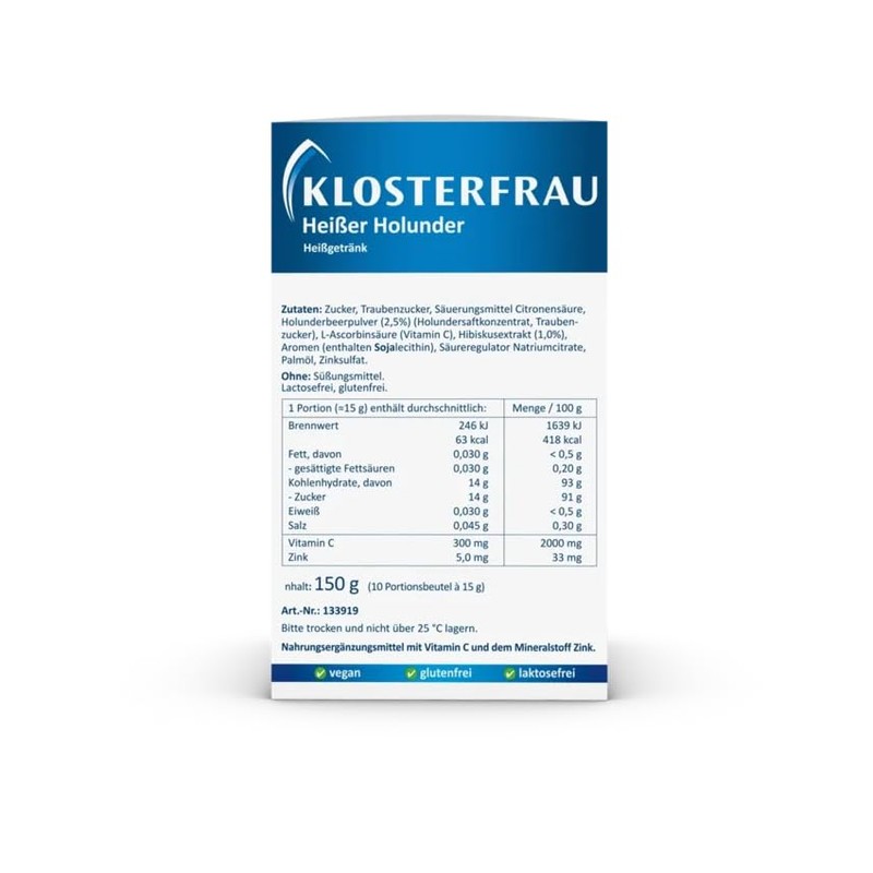 Klosterfrau Hot Elderberry | Immune & Defence | Supports the