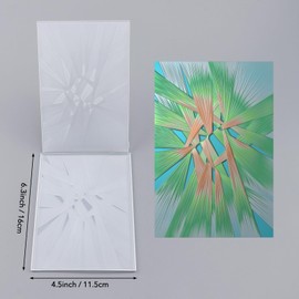 BAOFALI 3D Embossing Folders Irregular Stereograp for DIY Scrapbooking Photo Album Card Paper Craft Decoration for Card Making,Embossing Template Paper Card Embossing Stencil 6.3" L x 4.5" W