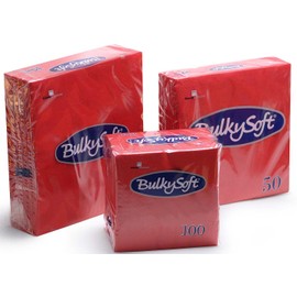 Red Napkins - 100 quality Red lunch wedding - party - prom - napkins / serviettes