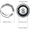 YGQ 2 Pcs Generator Gas Fuel Cap for Generac Predator