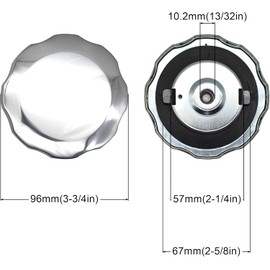 YGQ 2 Pcs Generator Gas Fuel Cap for Generac Predator and More