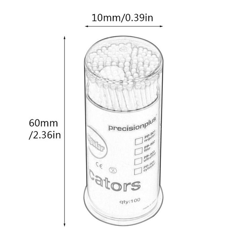 Amber Lash, Disposable Micro Brushes Applicators for Eyelashes Extensions Lint-free