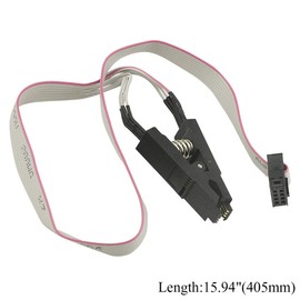 BGTXINGI 2Pcs SOP8 to DIP8 Test Clip Motherboard BIOS chip 8 pin Wide and Narrow Body Universal Flash Chip IC Test Clips Socket Connector Programmer