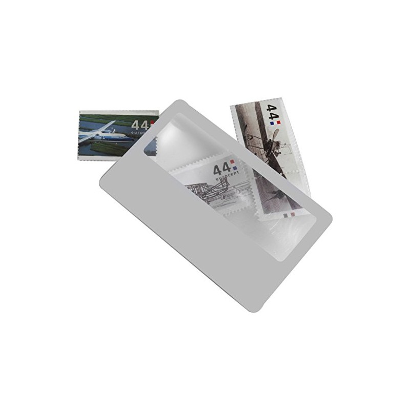 Handy Pocket Credit Card Size Magnifying Card- Slim Reading Lens