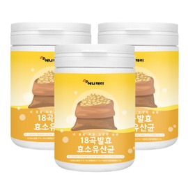 Enerday 18 Grain Fermentation Enzyme Lactic Acid Bacteria 230gx3 cans / 에너데이 18곡 발효효소 유산균230gx3통