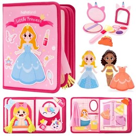 Juguetes Montessori, Libro De Actividades Con Temática De Disfraces De Princesas,Tablero Sensorial Para Juguetes De Viaje,Regalos De Cumpleaños Sensor