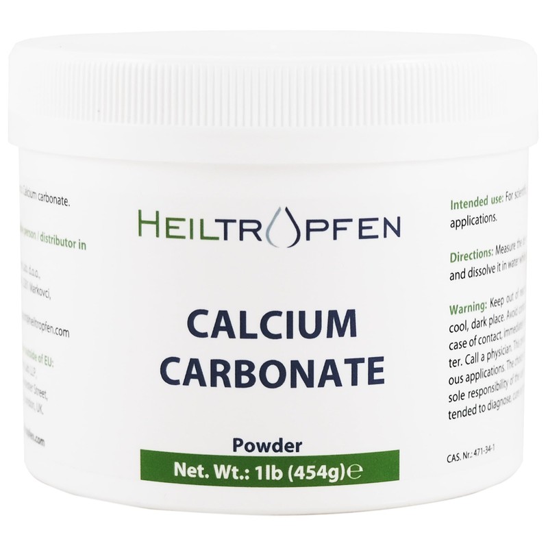 Heiltropfen Calcium Carbonate Powder | 1 Pound - 454 g