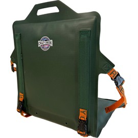 Crazy Creek Canoe Chair IV for Kayaking, Fishing, Camping & More, Detachable for Off The Boat Use, 250 LBS Weight Capacity, Adjustable Straps, Water-Resistant, Forest Green (Forest Green)