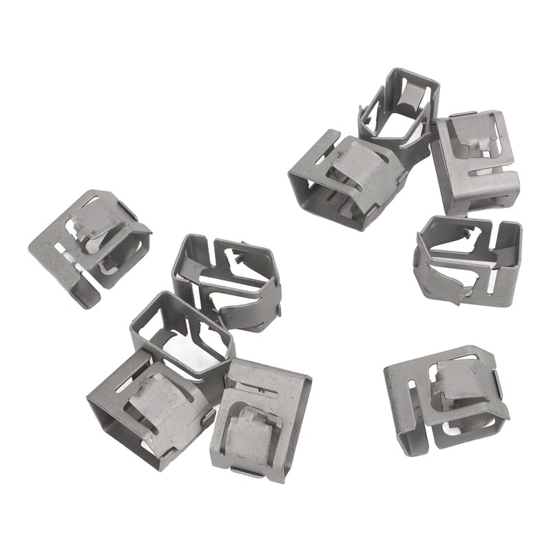 10PCS Solar Panel Mounting Mount Spring Steel Zinc Aluminum Coating