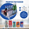 Drink Organizer for Fridge-White Automatic Pusher Glide,12oz 16oz 20oz-Soda Dispenser