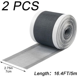 2 Roll Disposable Hair Catcher Shower Drain Mesh Stickers Shower Drain Hair Trap Strainer Drain Hair Catcher Shower Drain Mesh Stickers Filter Sink Strainer Stickers Floor Drain Stickers Hair Catcher