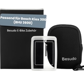 Besudo Protective Case Set Suitable for Bosch Kiox 300 Screen Protector with Protective Case for E-Bike Display Kiox 300 Against Scratches and Impacts - Bicycle Computer Case Cover 36-KB