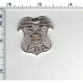 Allstate Unmarked New Jersey P.B.A. 1-Inch Mini Pin - silver