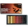 Mungyo Square Soft Pastels 12-Piece Set, Earthtone