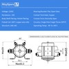 Max 300A Heavy Duty Solenoid Relay Nickel-Plating for Golf Carts,Winch,
