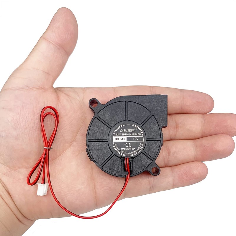 PENGLIN 2pcs DC Blower 5015 5cm Brushless Quiet Cooling Fan