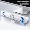 Computer Speakers, Subwoofer Soundbar Speaker for Laptop Computer, 2 Channel