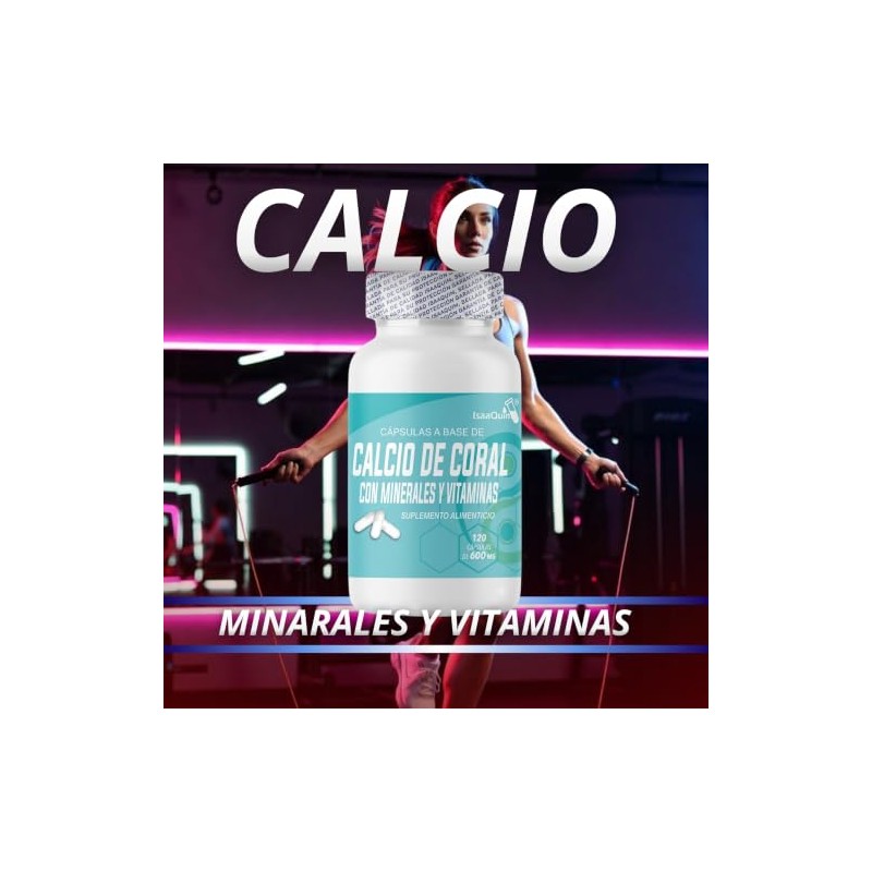 Calcio de Coral con Vitaminas C, D3 y E |
